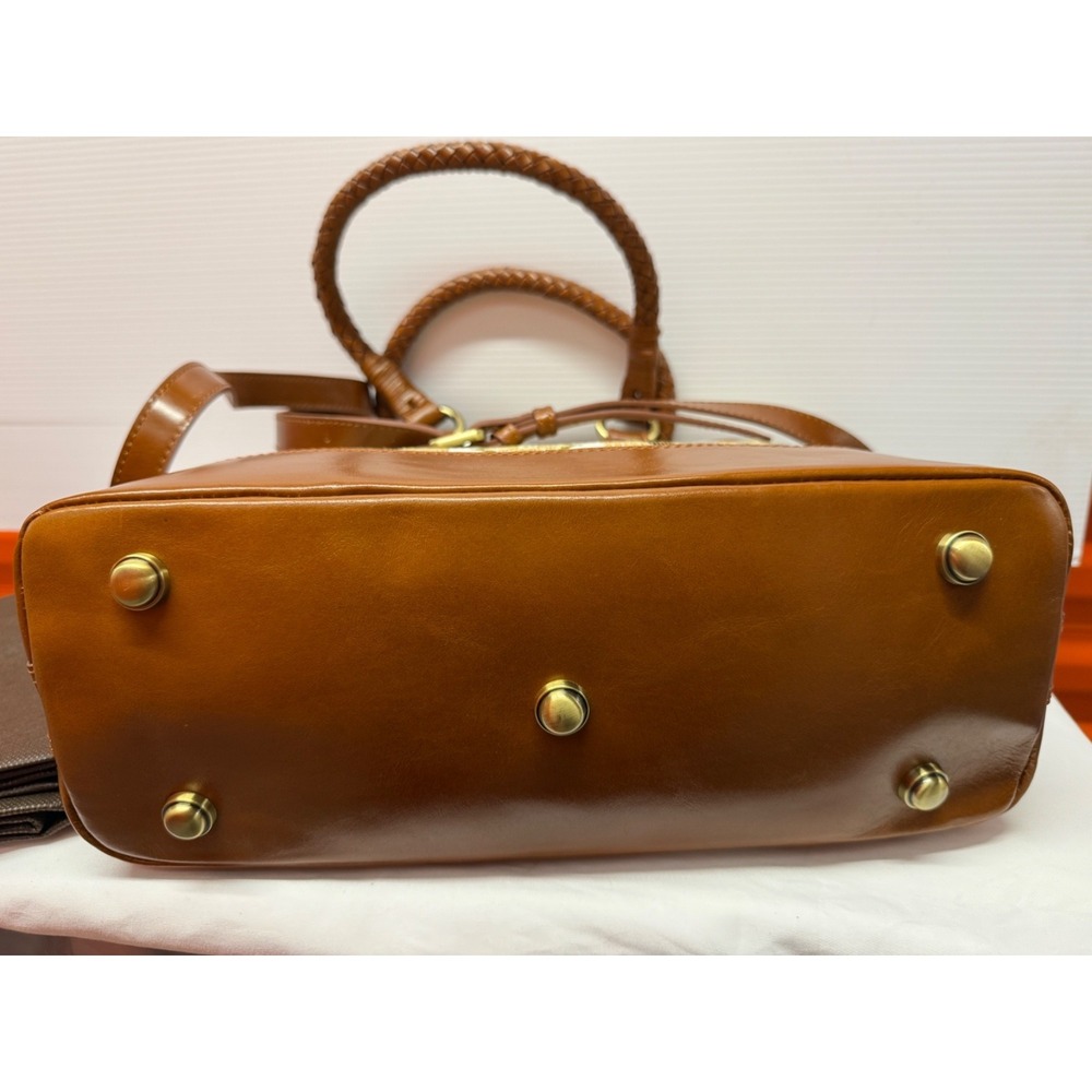 Patricia Nash LESINA Discovery Tapestry & Leather Tan Tote NEW $399 309 OF 400 - Picture 13 of 16